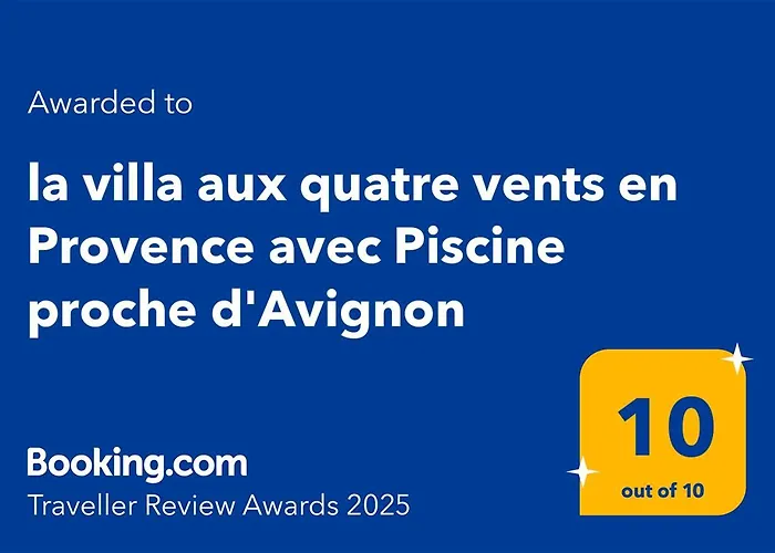 La Aux Quatre Vents En Provence Avec Piscine Proche D'avignon Sauveterre (Gard)